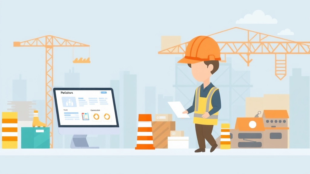 Illustration breaking down the fundamentals of best Construction Safety Software