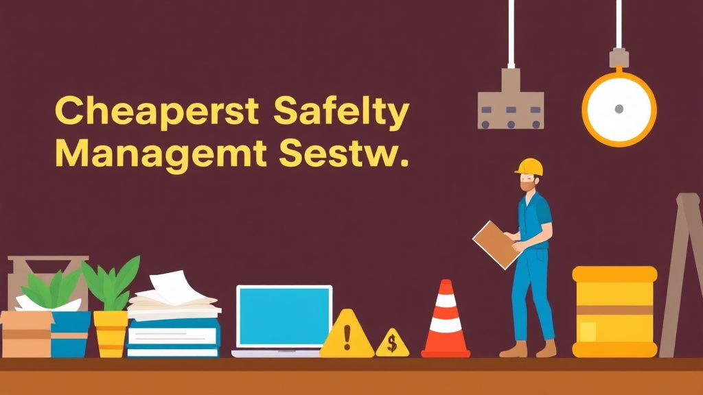 Illustration breaking down the fundamentals of cheapest Safety Management Software