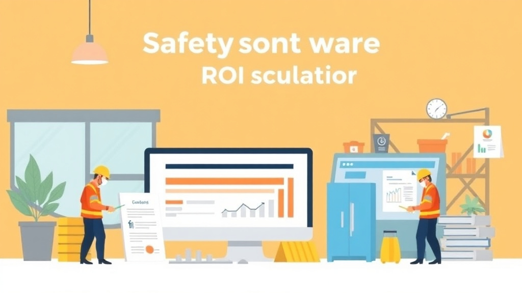 Clear illustration of safety Software ROI Calculator with supporting details