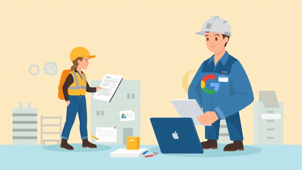 Visual overview of safetyBinder VS Google Docs with key concepts highlighted