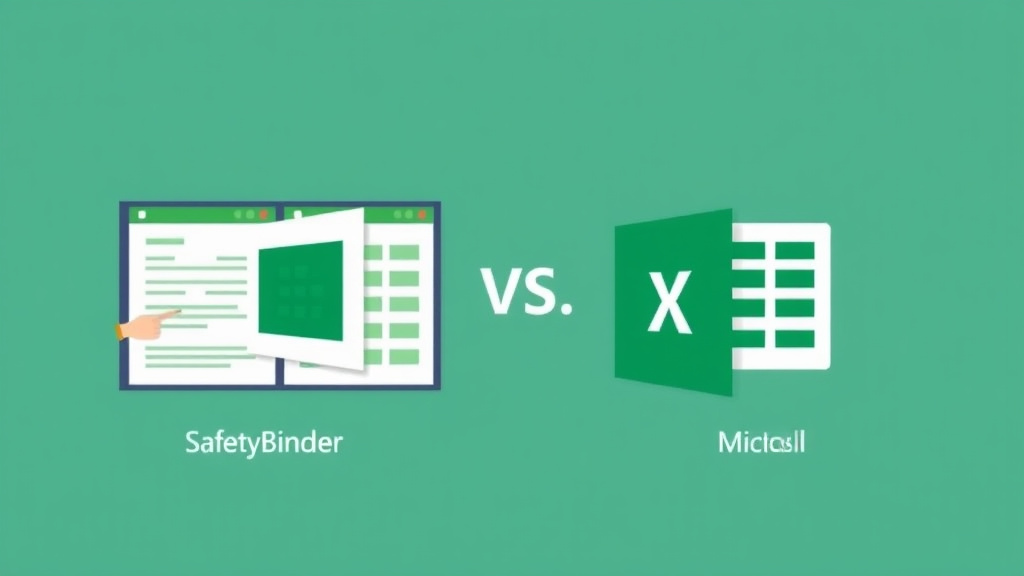 Step-by-step visual guide for implementing safetyBinder VS Microsoft Excel