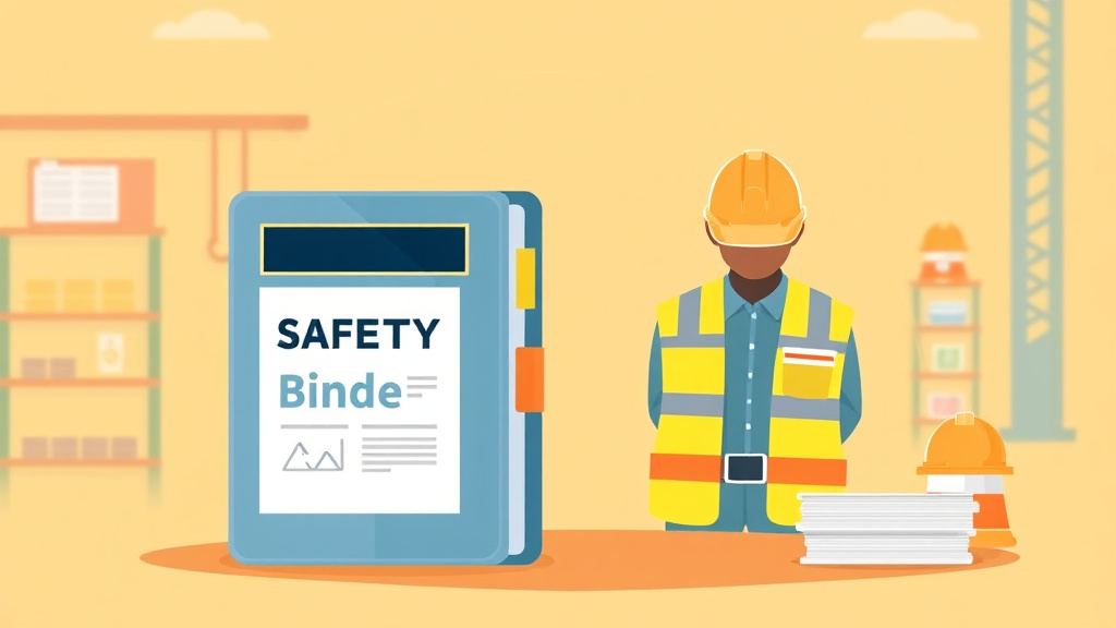 A professional illustration depicting safetyBinder VS SafetyCulture