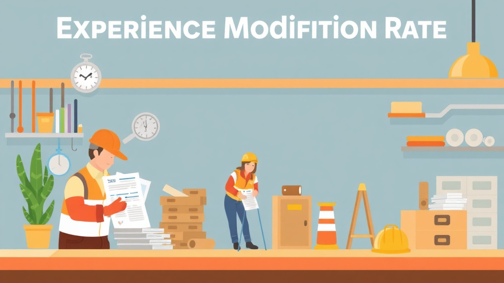 Illustration breaking down the fundamentals of experience Modification Rate Explained