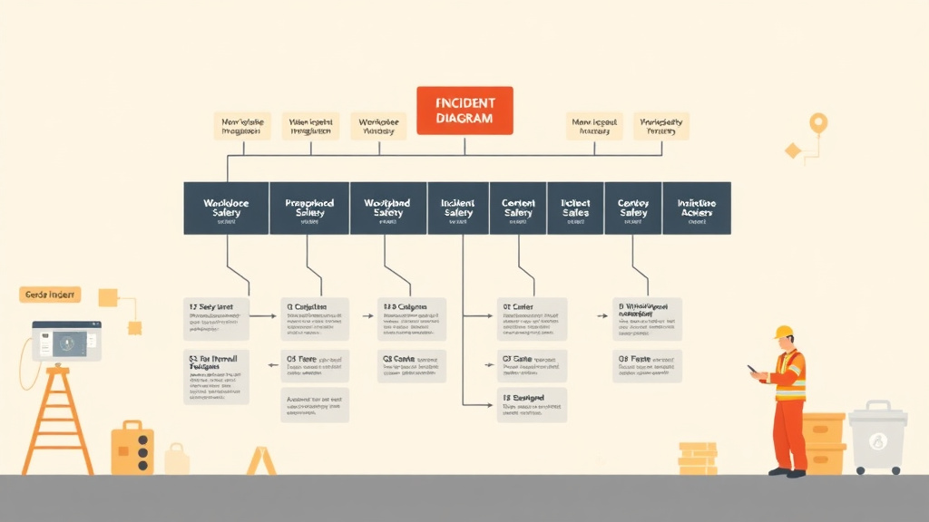 Conceptual diagram showing how fishbone Diagram Incident Investigation works in practice