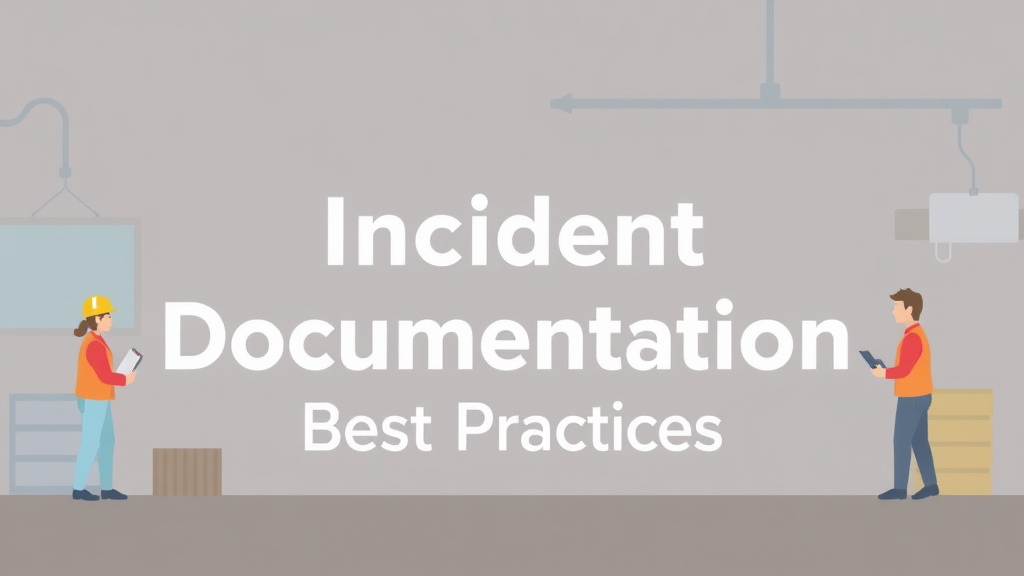 Step-by-step visual guide for implementing incident Documentation Best Practices