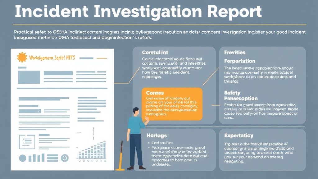 Real-world application diagram for incident Investigation Report Template