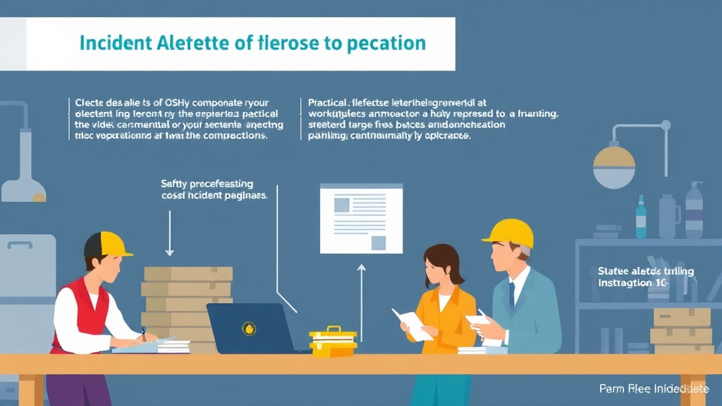 Step-by-step visual guide for implementing incident Reporting Training Employees