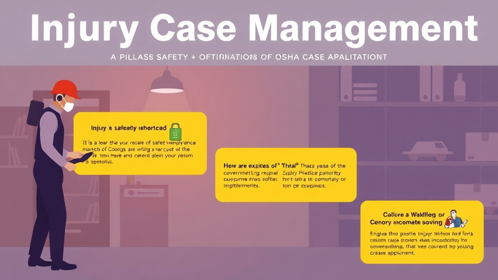 Action-oriented illustration showing how to apply injury Case Management