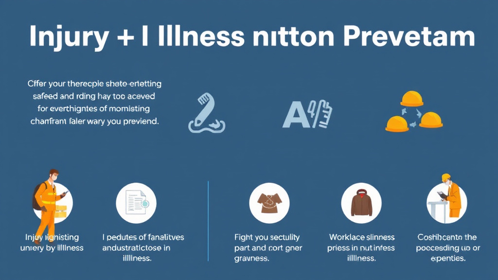 Process flow illustration for putting injury Illness Prevention Program into action