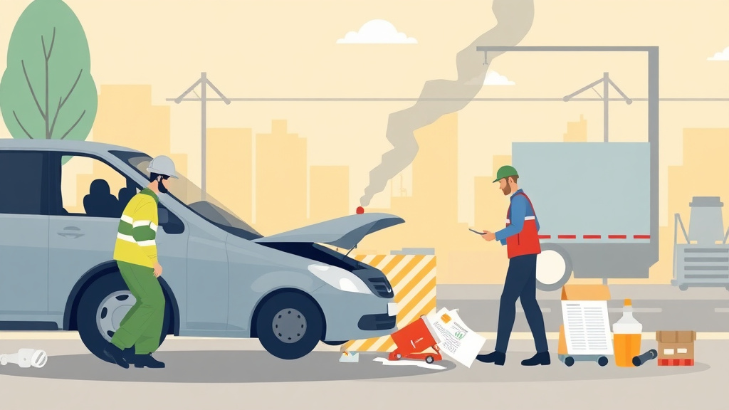 Visual overview of motor Vehicle Accident Reporting OSHA with key concepts highlighted