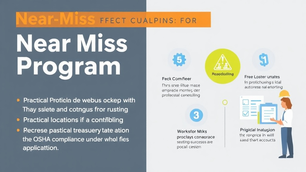 Practical workflow diagram for near Miss Program Benefits