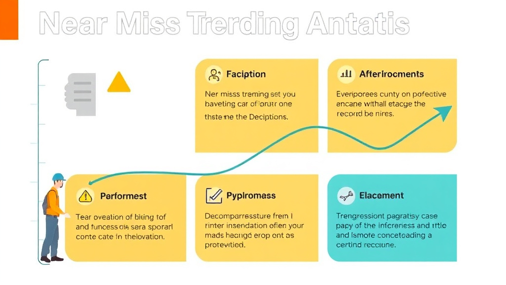 Step-by-step visual guide for implementing near Miss Trending Analysis