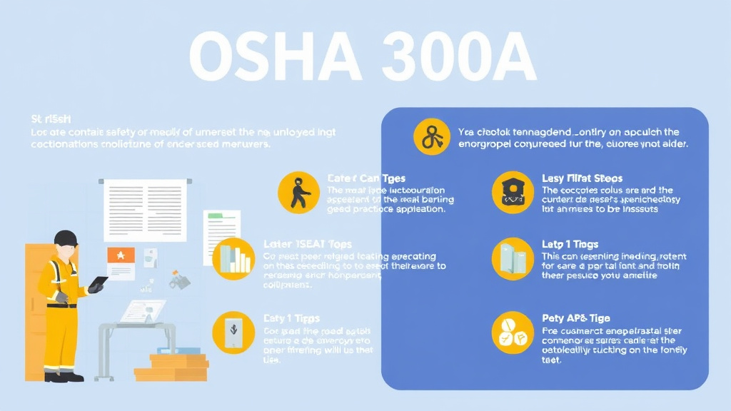 Practical checklist visual for OSHA 300A Summary Posting Guide
