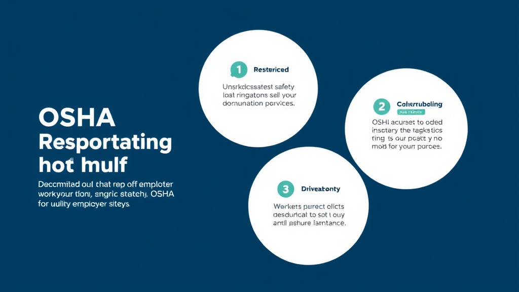 Process flow illustration for putting OSHA Reporting for Multi Employer Sites into action