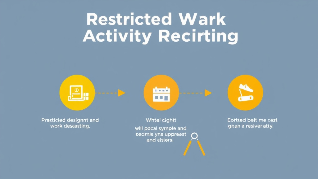 Practical workflow diagram for restricted Work Activity Recording