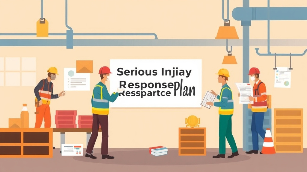 Illustration breaking down the fundamentals of serious Injury Response Plan