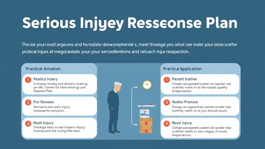 Practical workflow diagram for serious Injury Response Plan