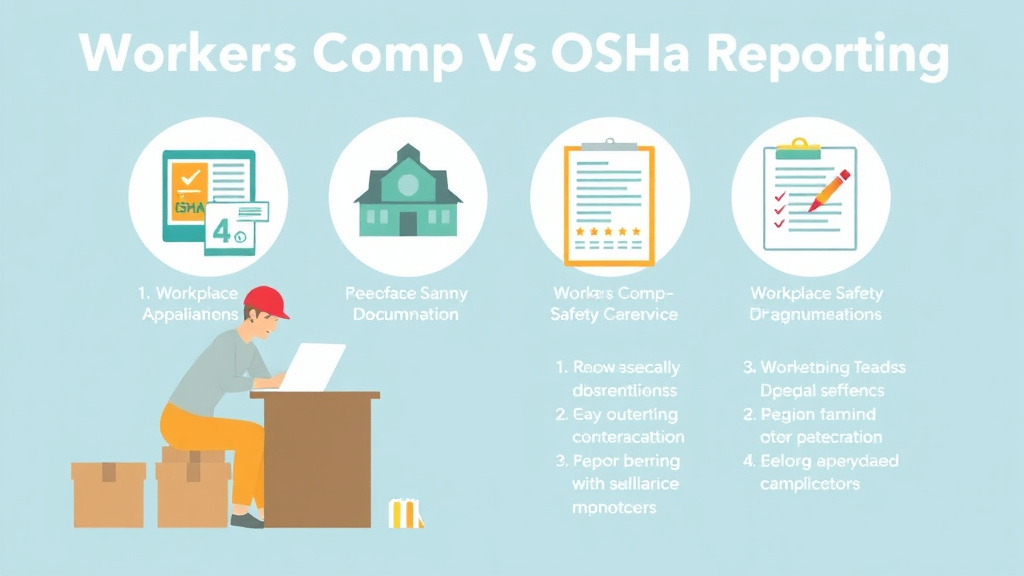 Hands-on guide visualization for workers Comp VS OSHA Reporting
