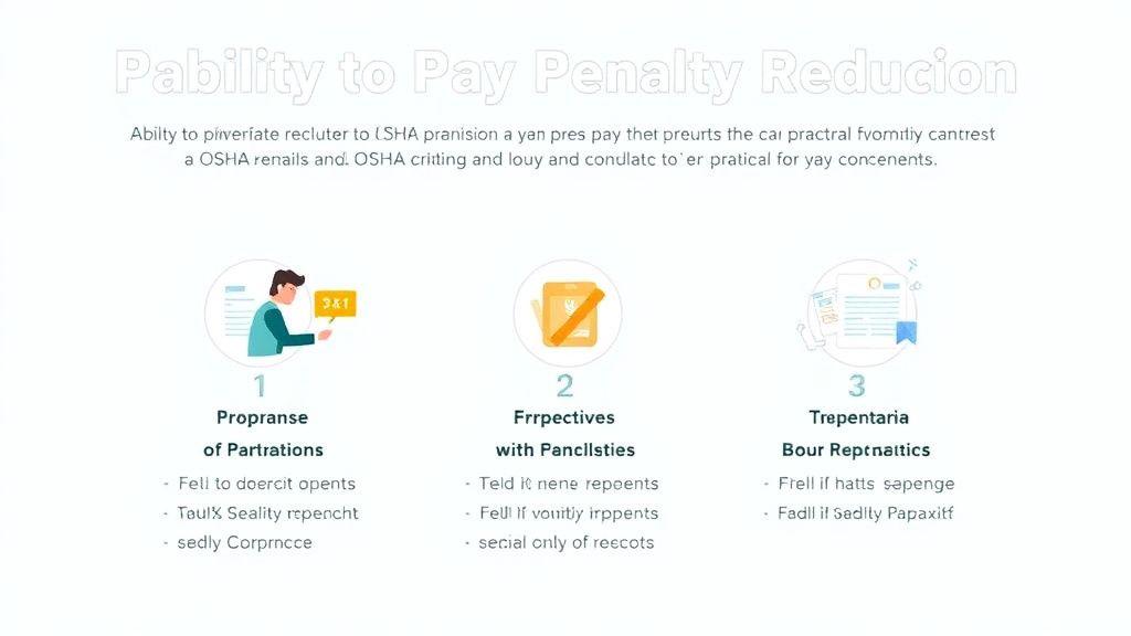 Process flow illustration for putting ability to Pay Penalty Reduction into action