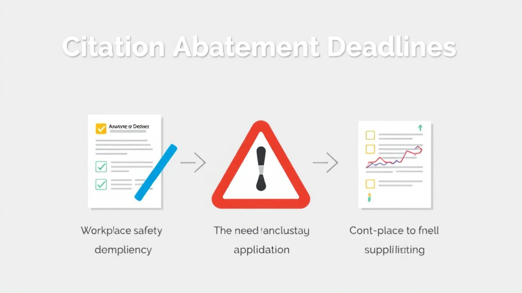 Practical checklist visual for citation Abatement Deadlines
