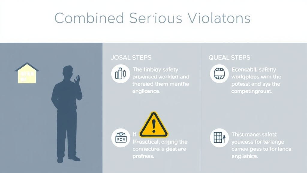 Hands-on guide visualization for combined Serious Violations