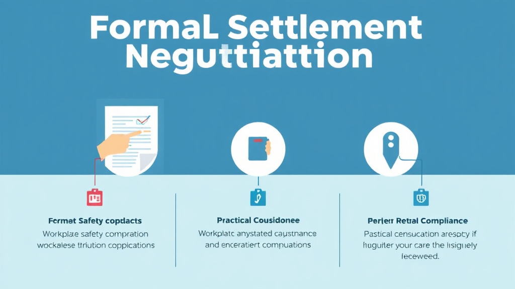 Practical workflow diagram for formal Settlement Negotiations