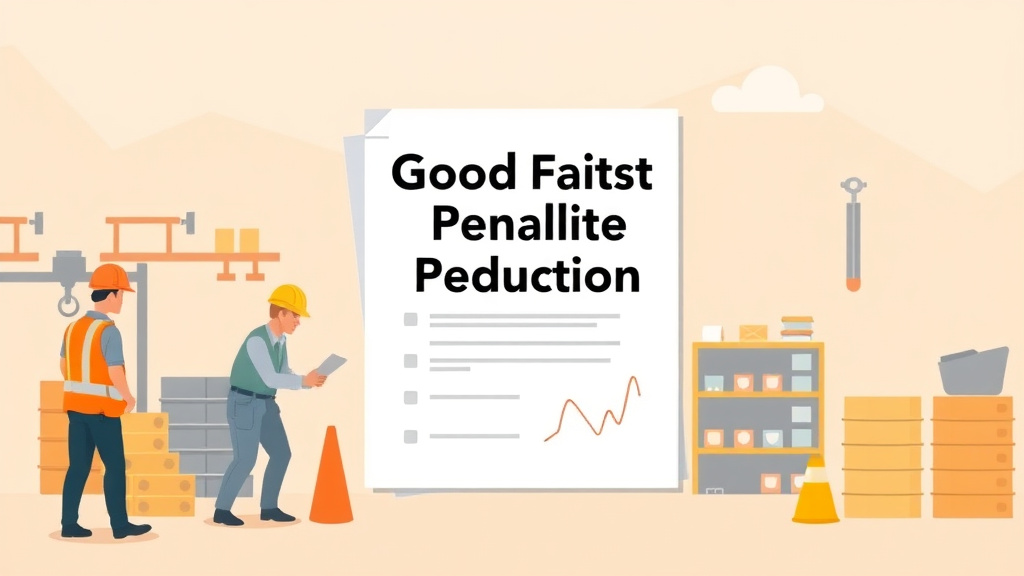 Detailed visual representation of good Faith Penalty Reduction Guide