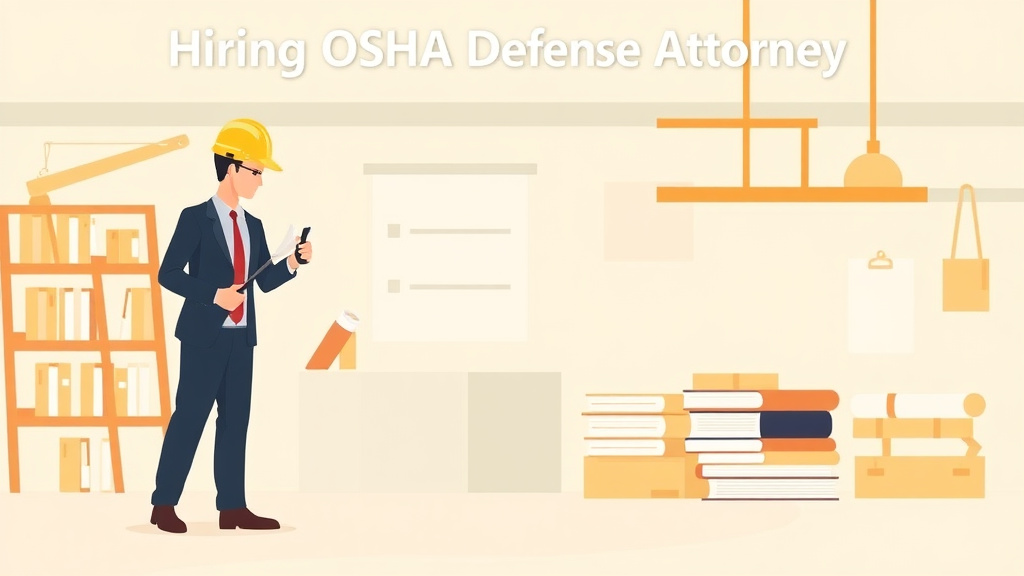 Detailed visual representation of hiring OSHA Defense Attorney