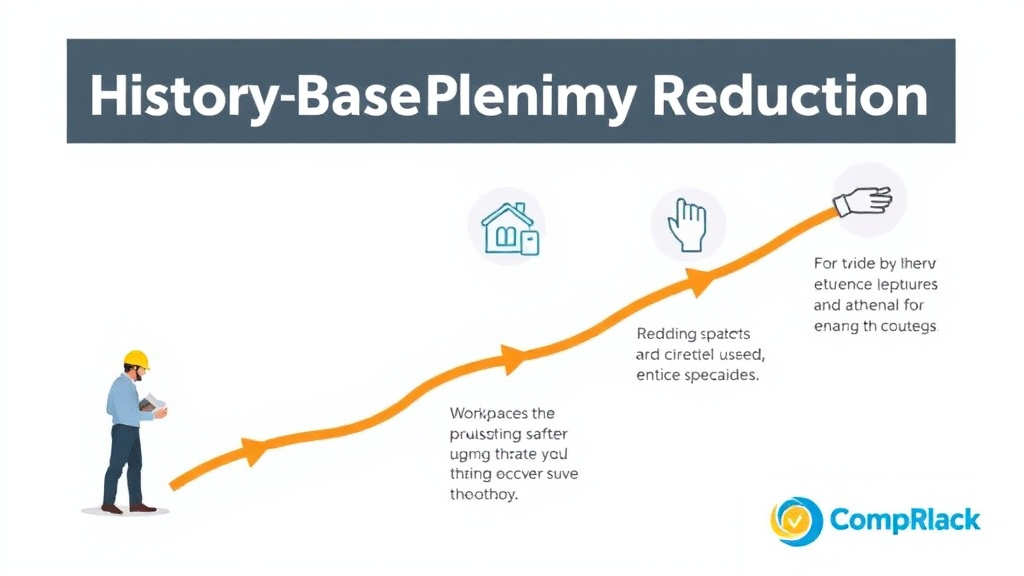 Action-oriented illustration showing how to apply history Based Penalty Reduction