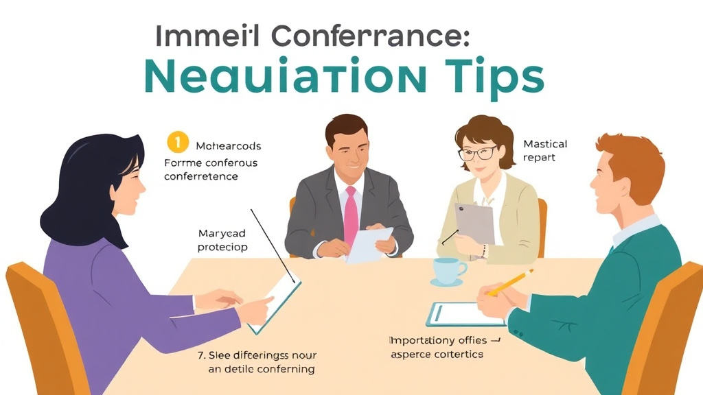 Hands-on guide visualization for informal Conference Negotiation Tips