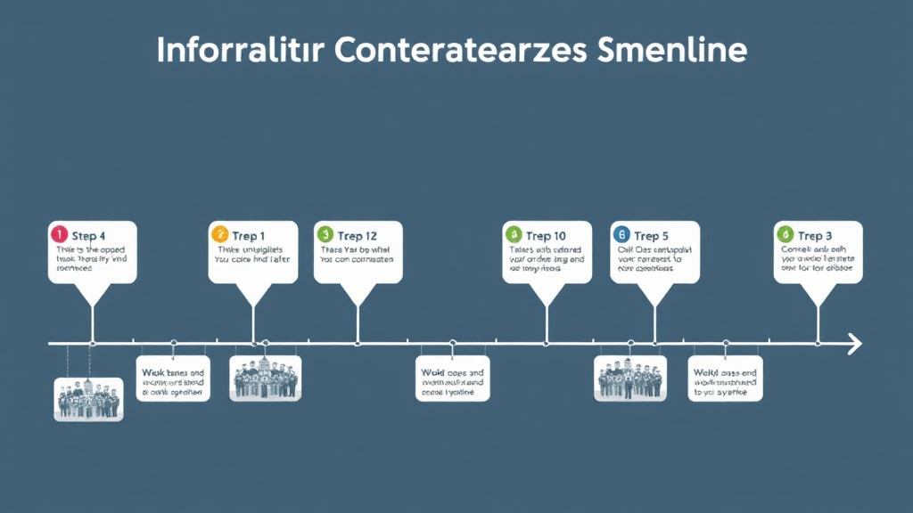 Practical checklist visual for informal Conference Timeline