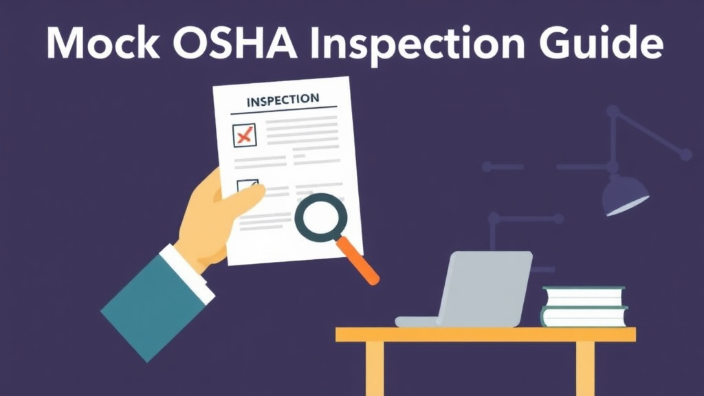 Step-by-step visual guide for implementing mock OSHA Inspection Guide