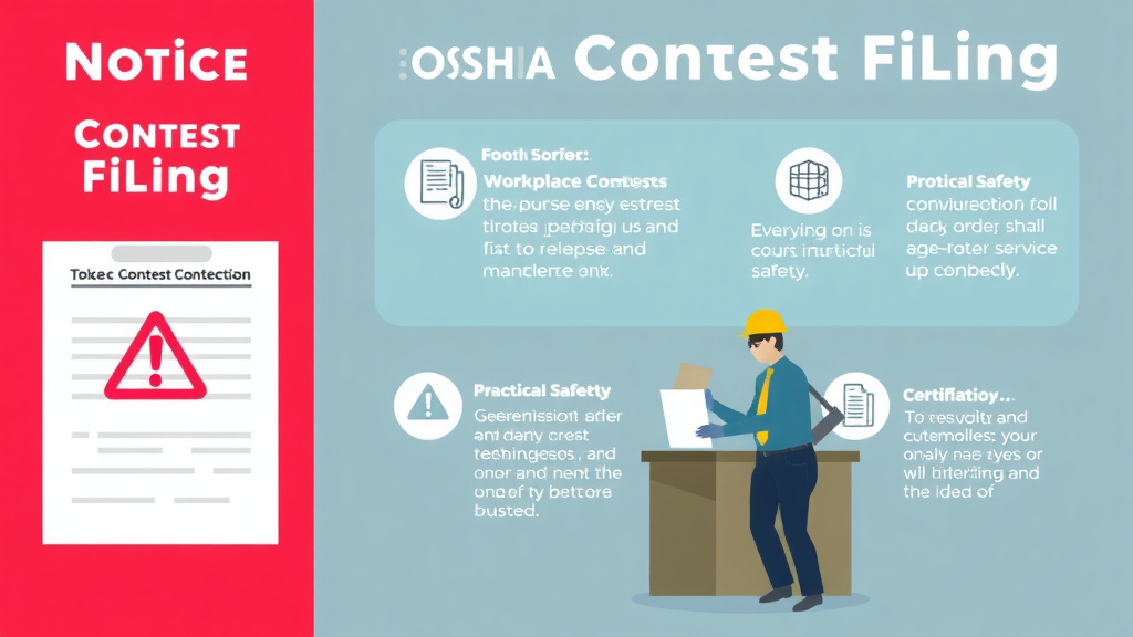 Practical workflow diagram for notice of Contest Filing