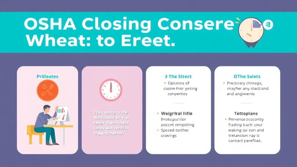 Practical workflow diagram for OSHA Closing Conference What to Expect