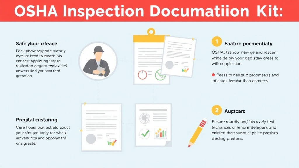 Practical workflow diagram for OSHA Inspection Documentation Kit