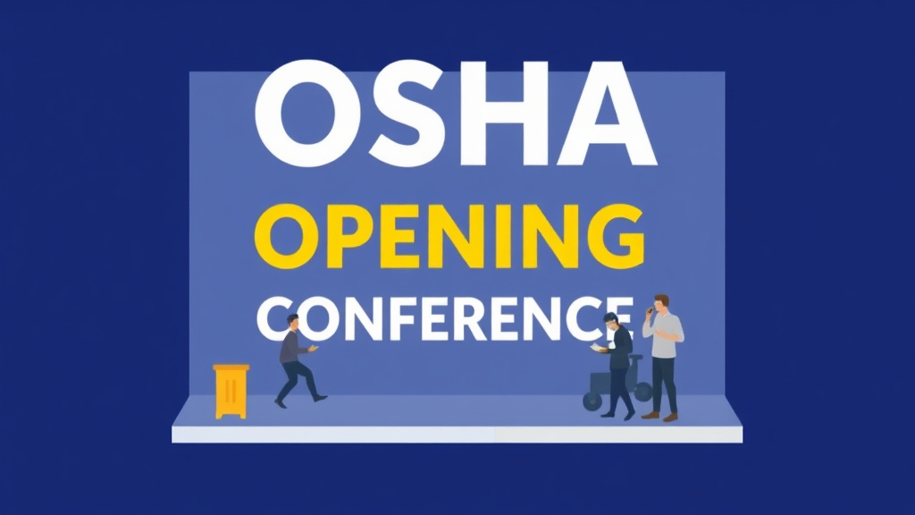 Process flow illustration for putting OSHA Opening Conference Guide into action