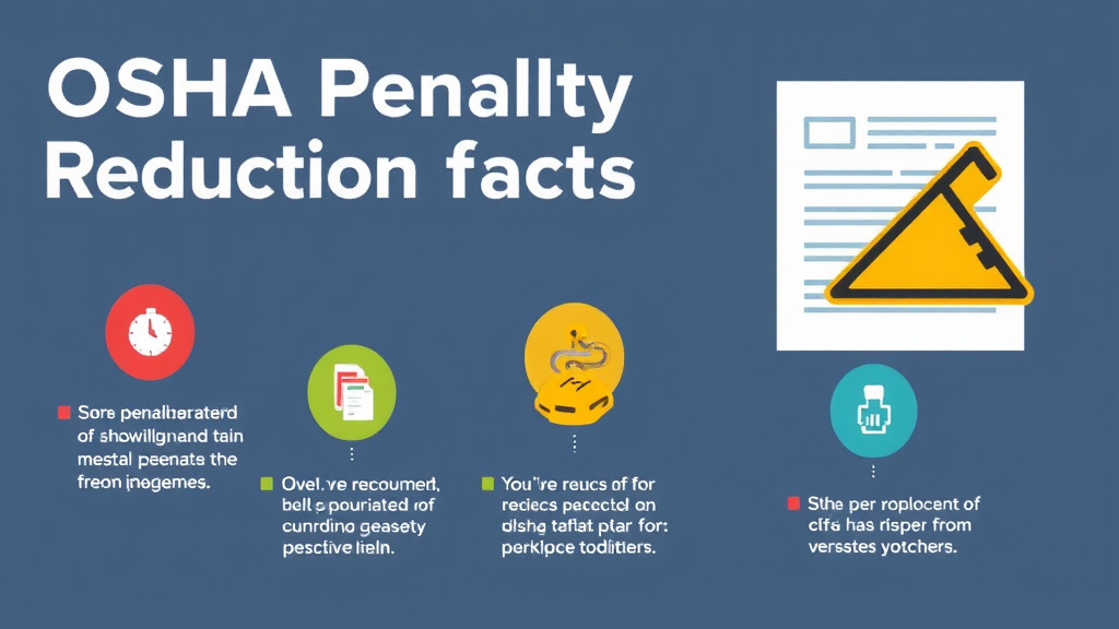 Action-oriented illustration showing how to apply OSHA Penalty Reduction Factors