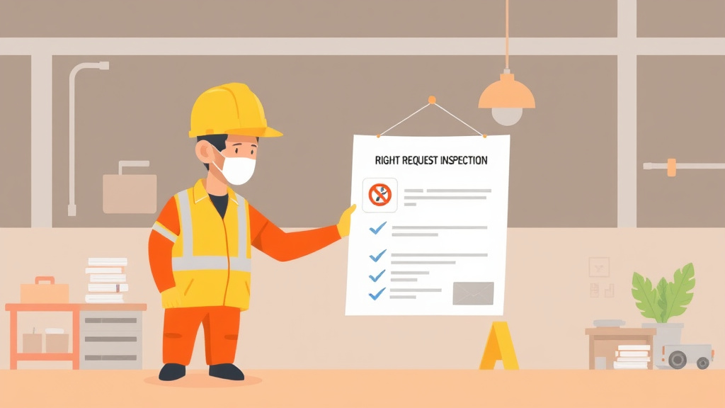 Illustration breaking down the fundamentals of right to Request Inspection