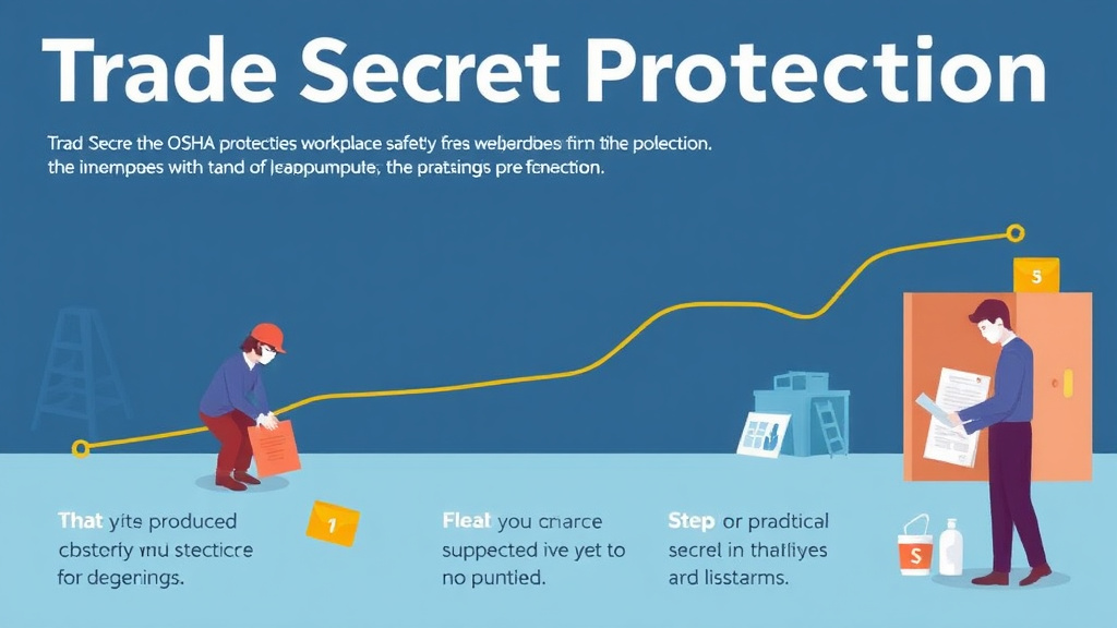 Practical workflow diagram for trade Secret Protection OSHA