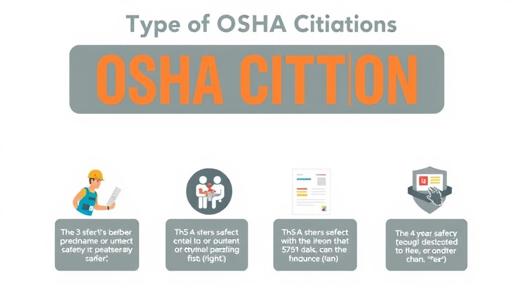 Process flow illustration for putting types of OSHA Citations into action