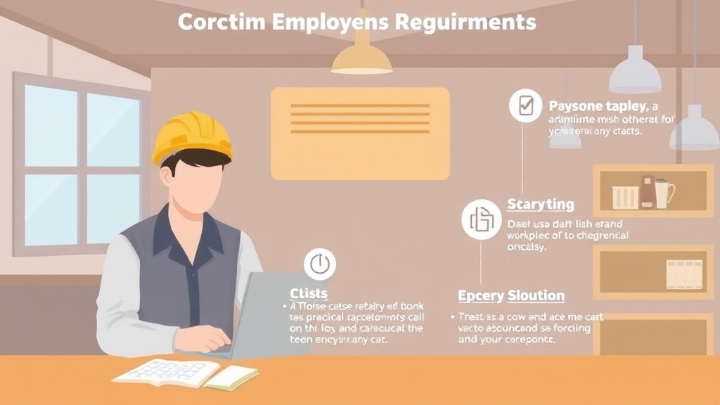 Step-by-step visual guide for implementing correcting Employer Requirements