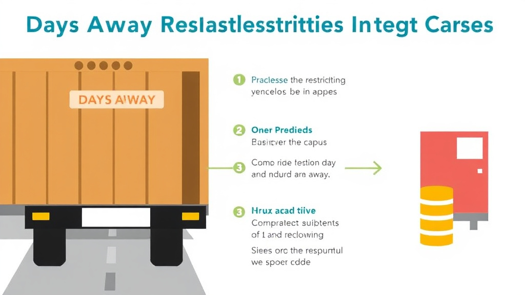 Process flow illustration for putting days Away Restricted Transfer Cases into action