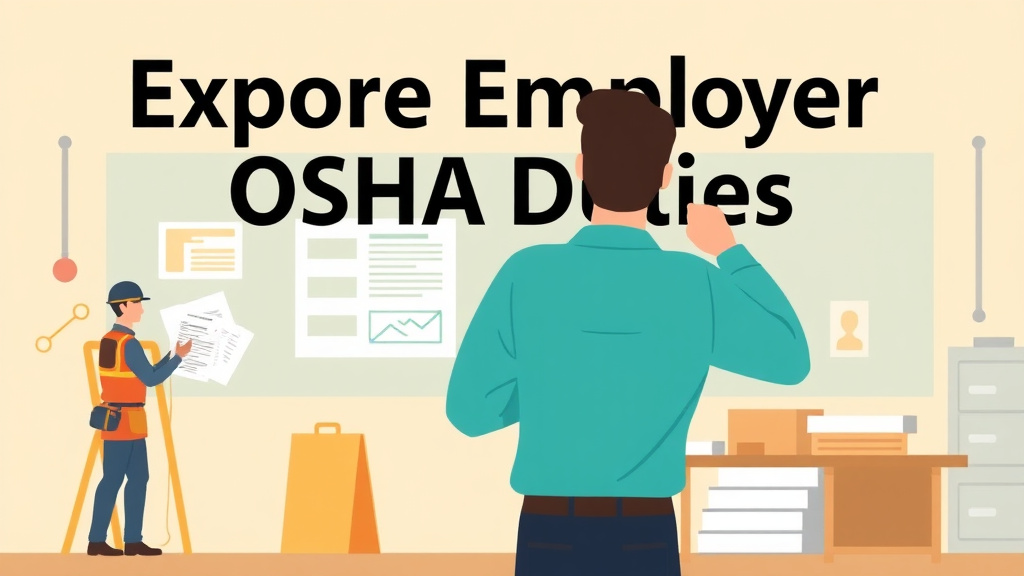Clear illustration of exposing Employer OSHA Duties with supporting details
