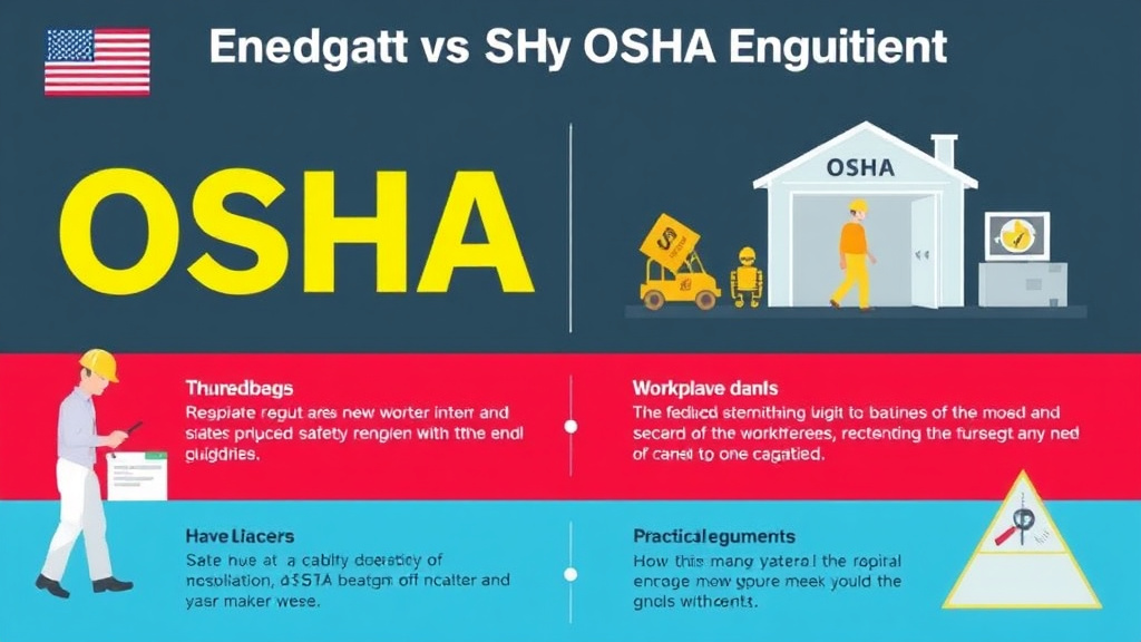 Step-by-step visual guide for implementing federal VS State OSHA Enforcement