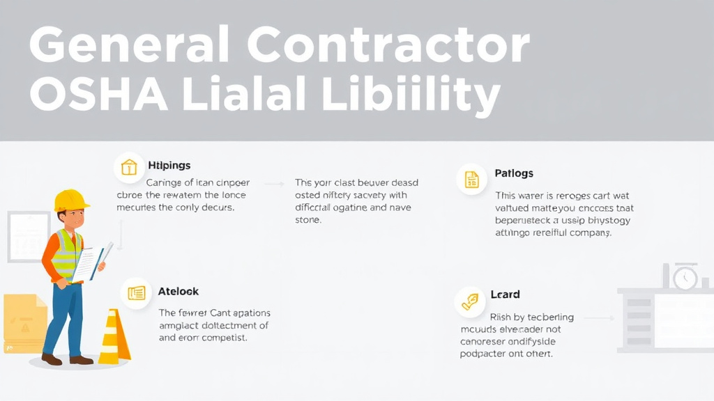 Practical workflow diagram for general Contractor OSHA Liability