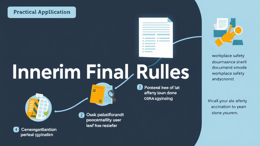 Practical workflow diagram for interim Final Rules OSHA