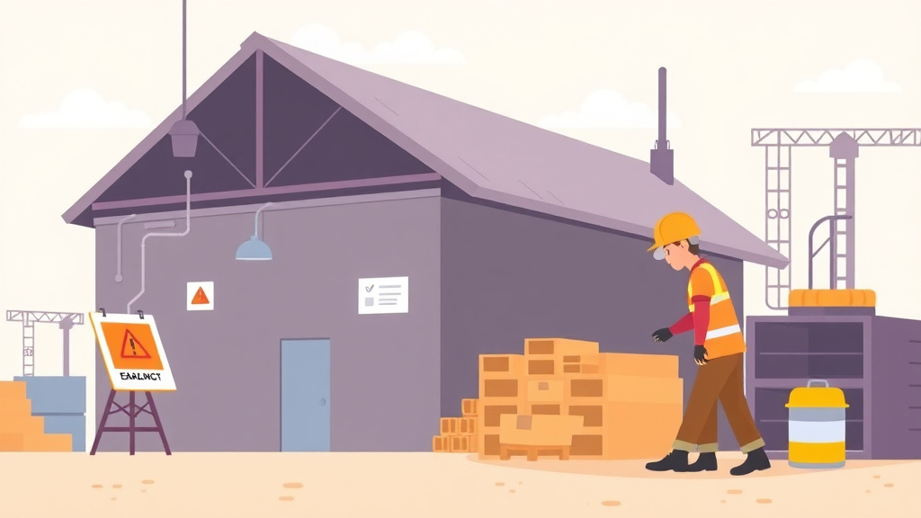 A professional illustration depicting OSHA Abatement Verification