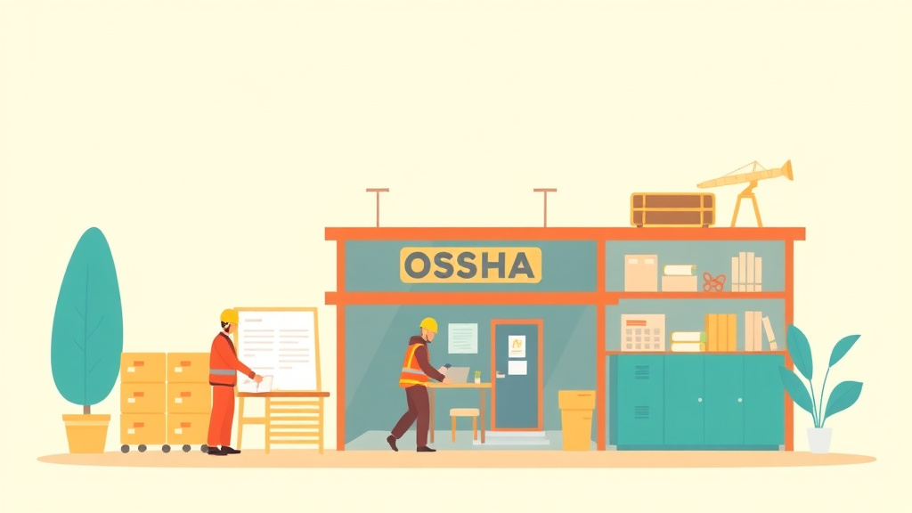 A professional illustration depicting OSHA Area Office Directory