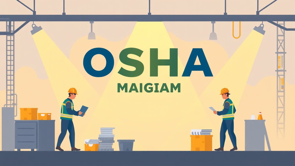 Educational graphic covering the essentials of OSHA Challenge Program