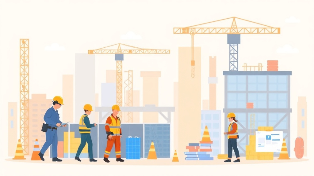 Clear illustration of OSHA Construction Industry Overview with supporting details